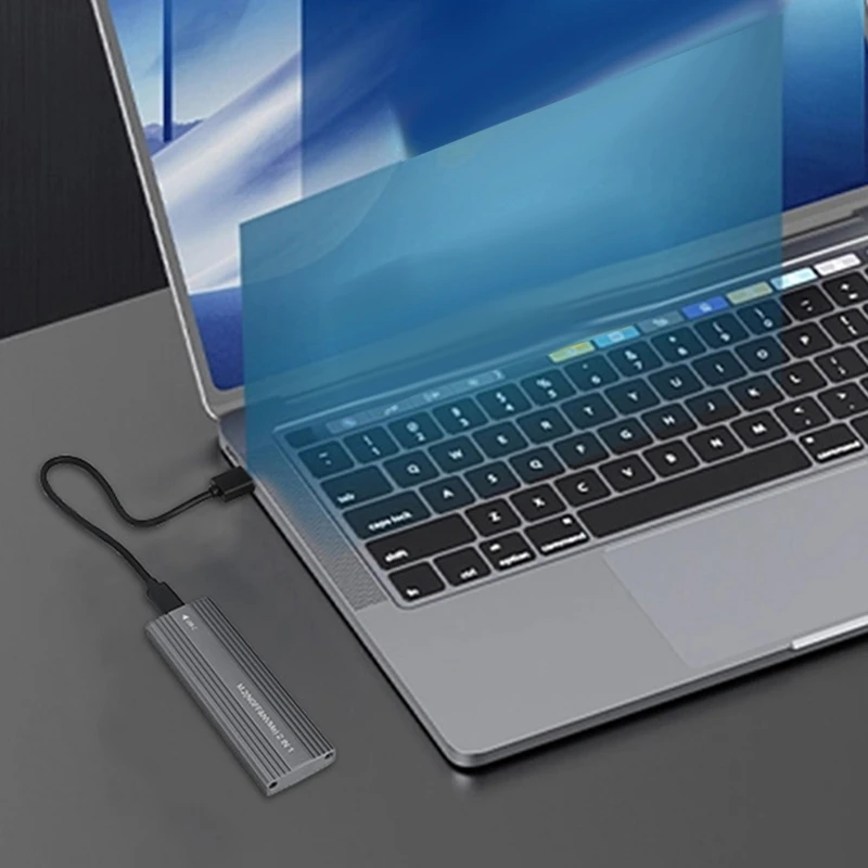 10Gbps NVME/SATA Dual Protocol SSD Enclosure SSD Case Box USB 3.1 Type To M.2 NGFF Pcie SSD External Enclosure image 5