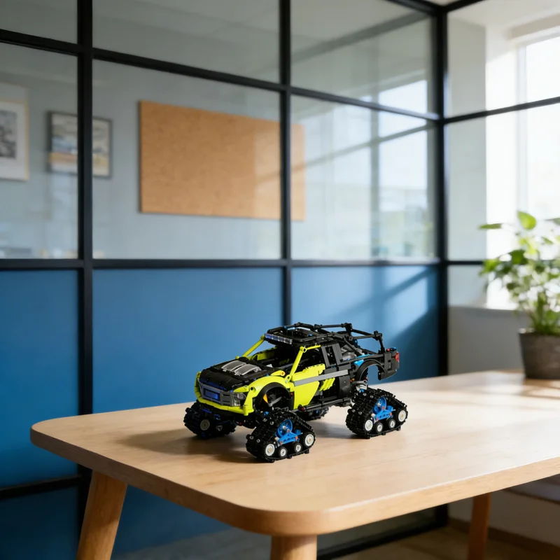 

1500pcs MOC Ken Block S Forded F 150 Technical Model Building Blocks DIY Gift Creative Collectible Display Decor Premium Adult