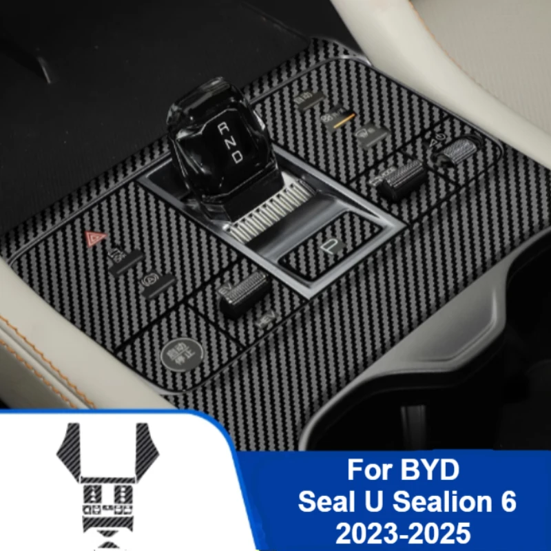 

For BYD Seal U Sealion 6 2023-2025 Car Central Control Film Interior Protection Sticker Anti Scratch Accessories
