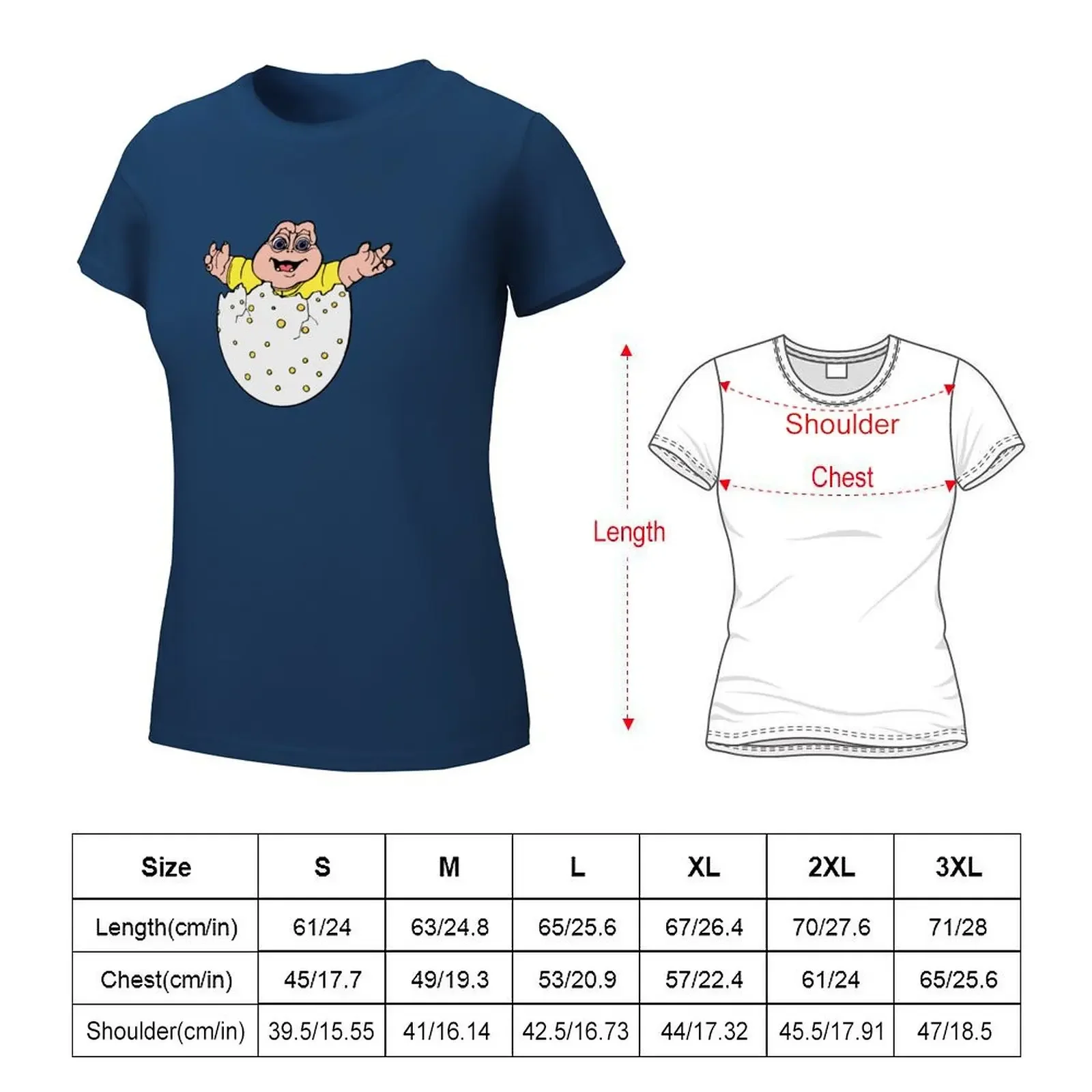 Baby Sinclair Dinosaurs T-shirt plus size tops hippie clothes summer top cute t-shirts for Women