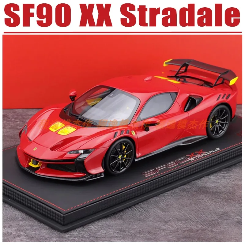 

BBR 1/18 SF90 XX Stradale Игрушечный автомобиль из смолы, литая под давлением металлическая модель, подарки
