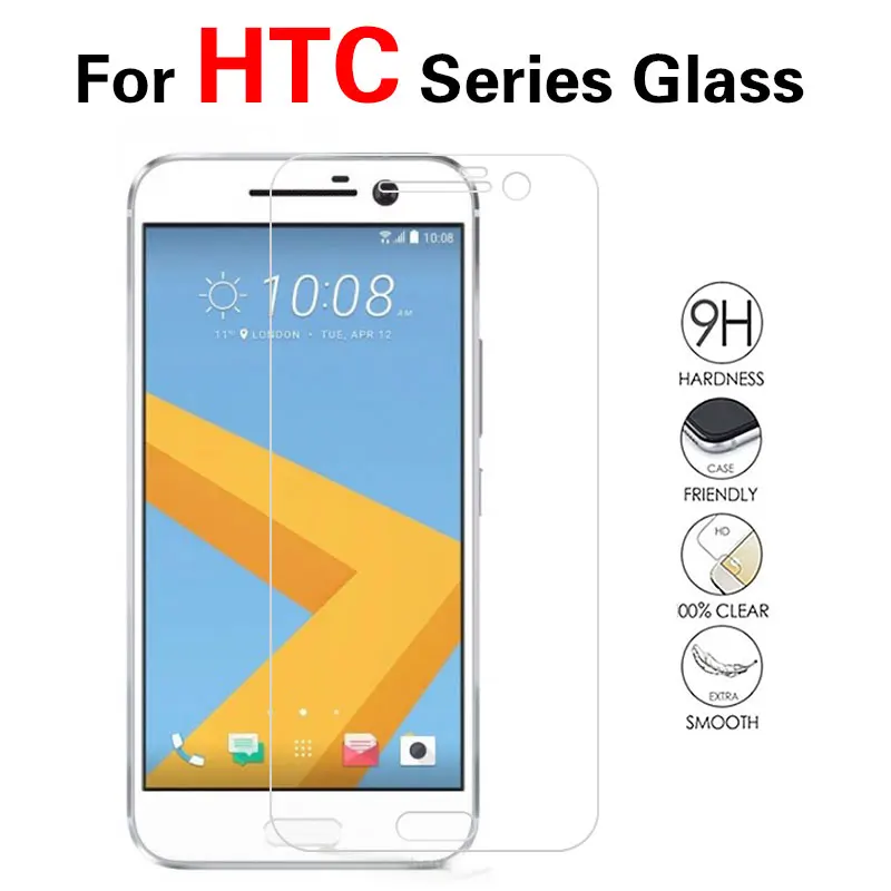 Tempered Glass Films For HTC M9 E9 Eye A9 A9s 10 Evo /Bolt D10 Pro Lifestyle X9 X10 Screen Protector Film With Cleaning Tools