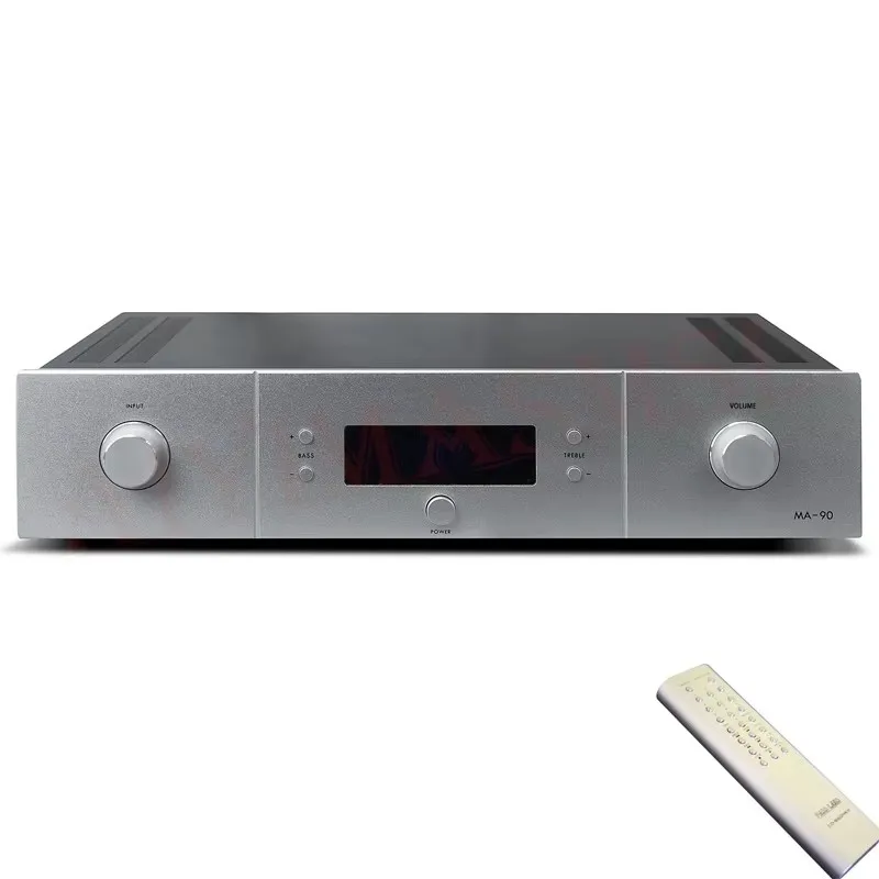 MA-90 HIFI Amplifier 2.0 160W Fully Balanced Symmetrical Vinyl Phono High Bass Adjustment combined power Amplifier Audio