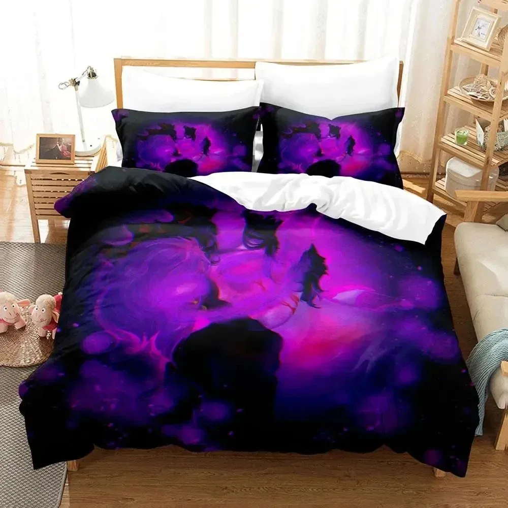 3D Print Ranboo Bedding Set Duvet Cover Bed Set Quilt Cover Pillowcase Comforter king Queen Size Boys Adult Bedding Set