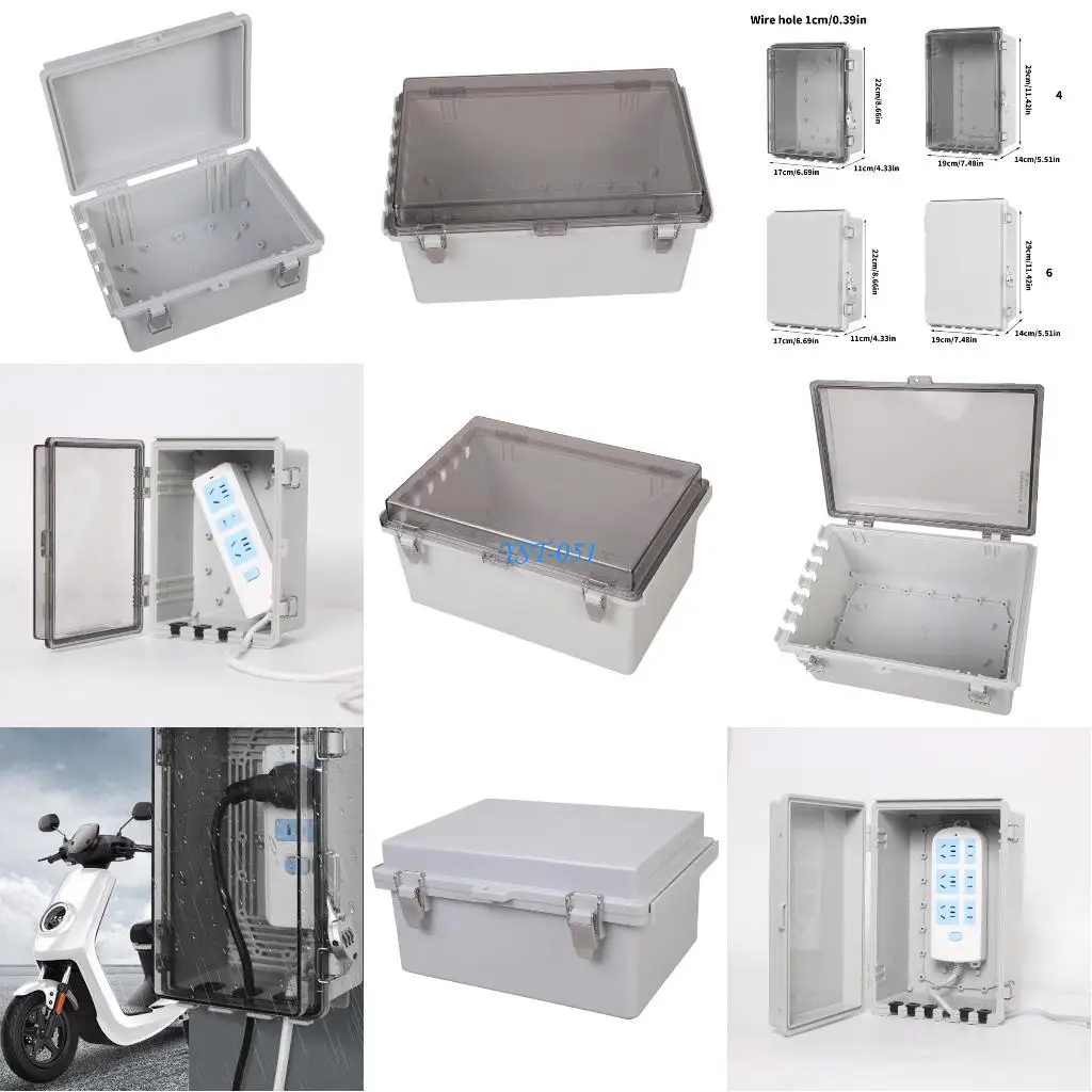 

E15A Waterproof Electrical Enclosure Outdoor Electrical Connection Box Easy to Use