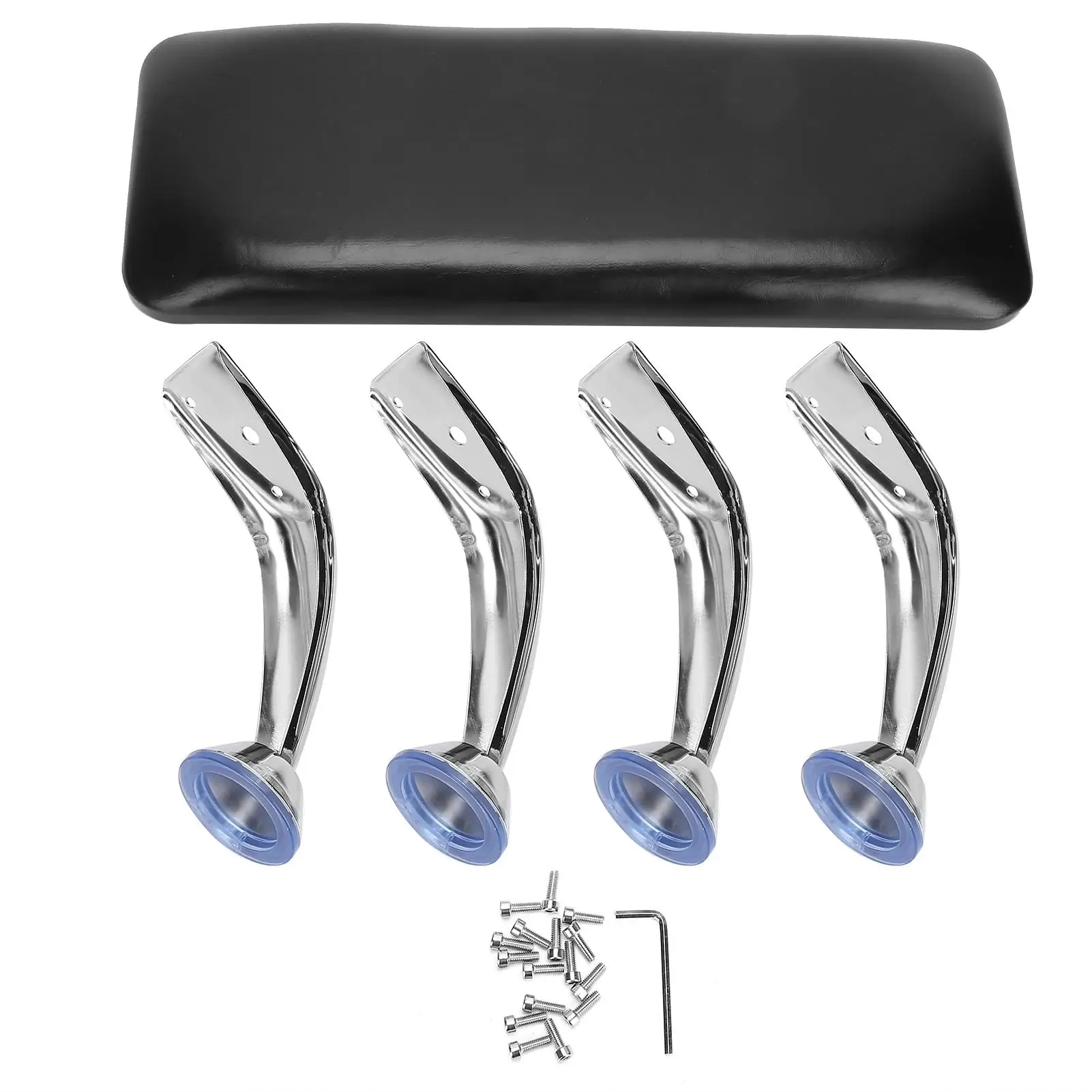 

Nail Art Hand Pillow with Stainless Steel Support - Detachable Salon Arm Rest Stand for Nail Salon