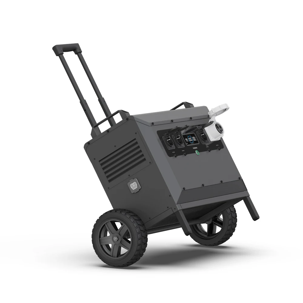 Portable Charging Station 3-5kw LiFePO4 Solar Generator with Pure  Controller 3072Wh Compatible for Automotive Use