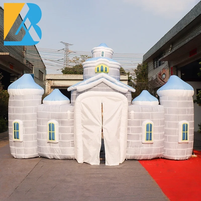 Customized Giant Blow up Castle Backdrop Wall for Happy Birthday Party Decorations Toys