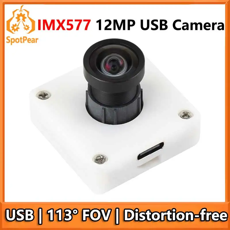 

USB-камера Raspberry Pi 12MP IMX577 USB 2.0 без искажений для Jeston RDK