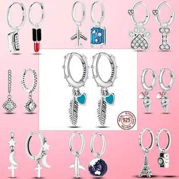 10 best sales Pandora 925 originale Aretes - №10
