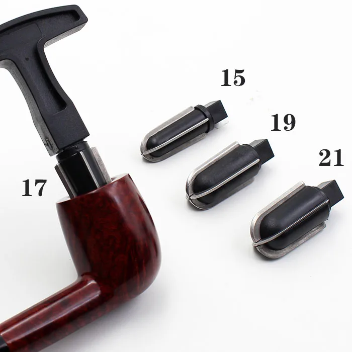 Professional 4 Heads Tobacco Tube Reamer Kit with Gift Box Smoking Pipe Cleaner Handle Scraper Carbon Remover Accessories Tool view 2