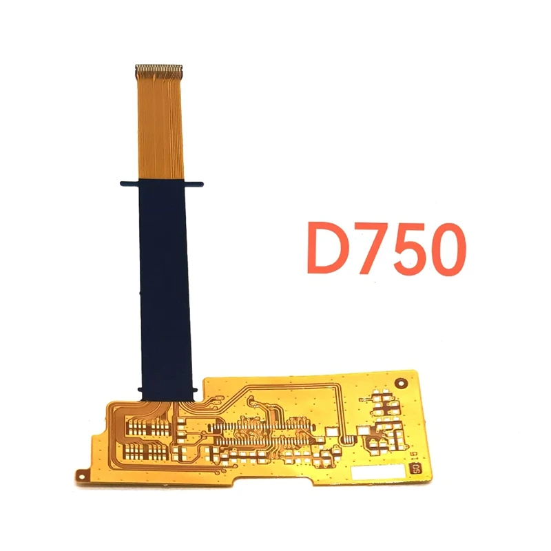 Rear Back Cover LCD Flex Cable Replacement for D750 - Camera Screen Repair Part(Without Socket)-A32R