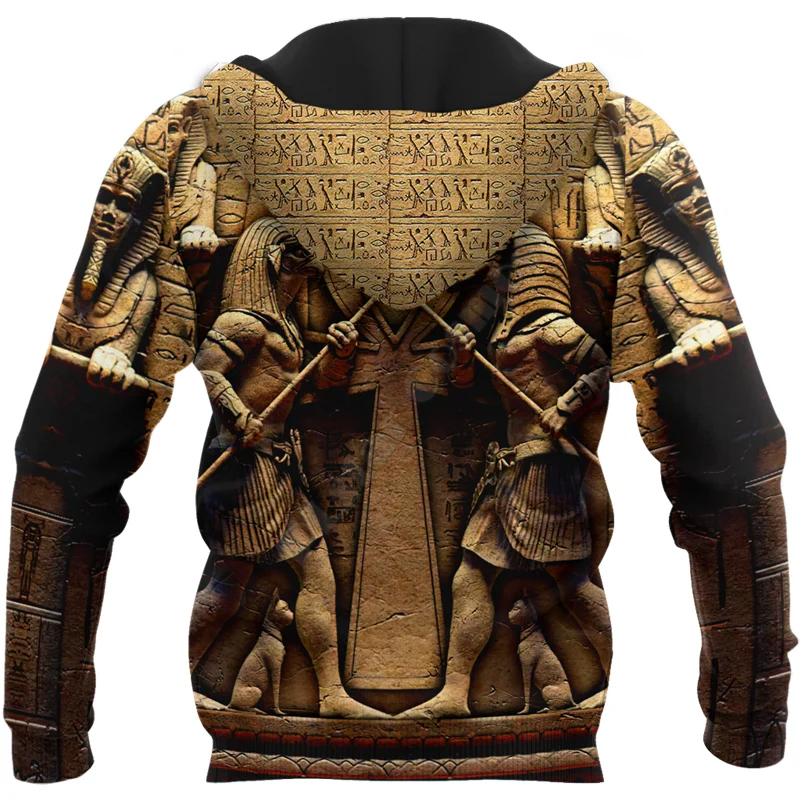 Ancient Egyptian Mythology Culture 3D All Over Printed Hoodies Sweatshirt zipper hoodies women For men Cosplay Costumes 01