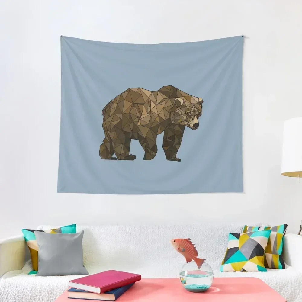 Geometric Bear Tapestry Room Aesthetic Decor Home Decorators Wall Decor Hanging Tapestry