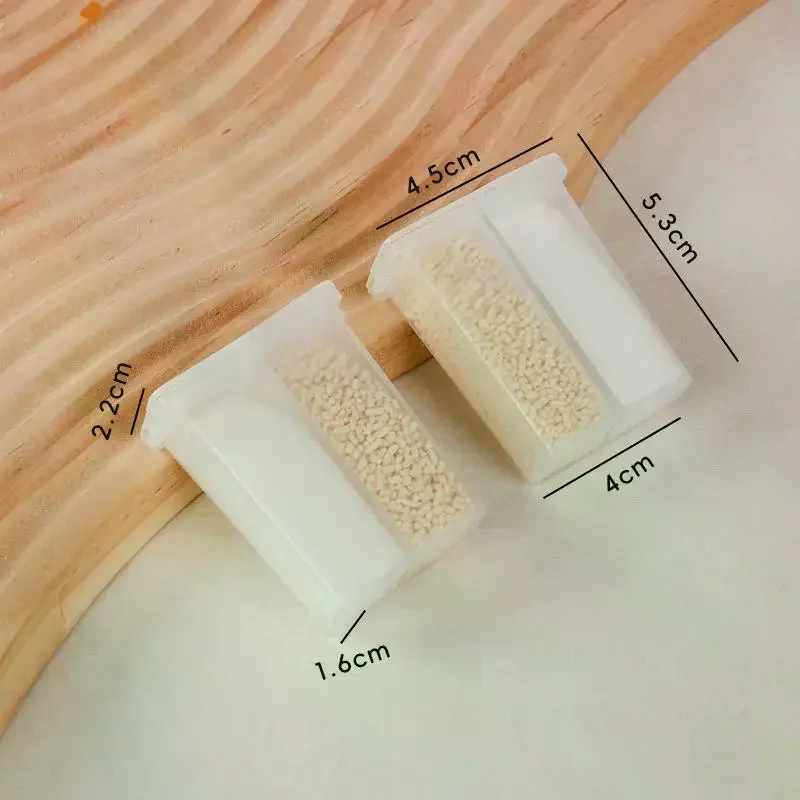 2in1 Camping Seasoning Shaker Multi-Purpose Spice Jar with Lid 2-Compartment for Outdoor Bbq Cooking Salt Pepper Storage Box