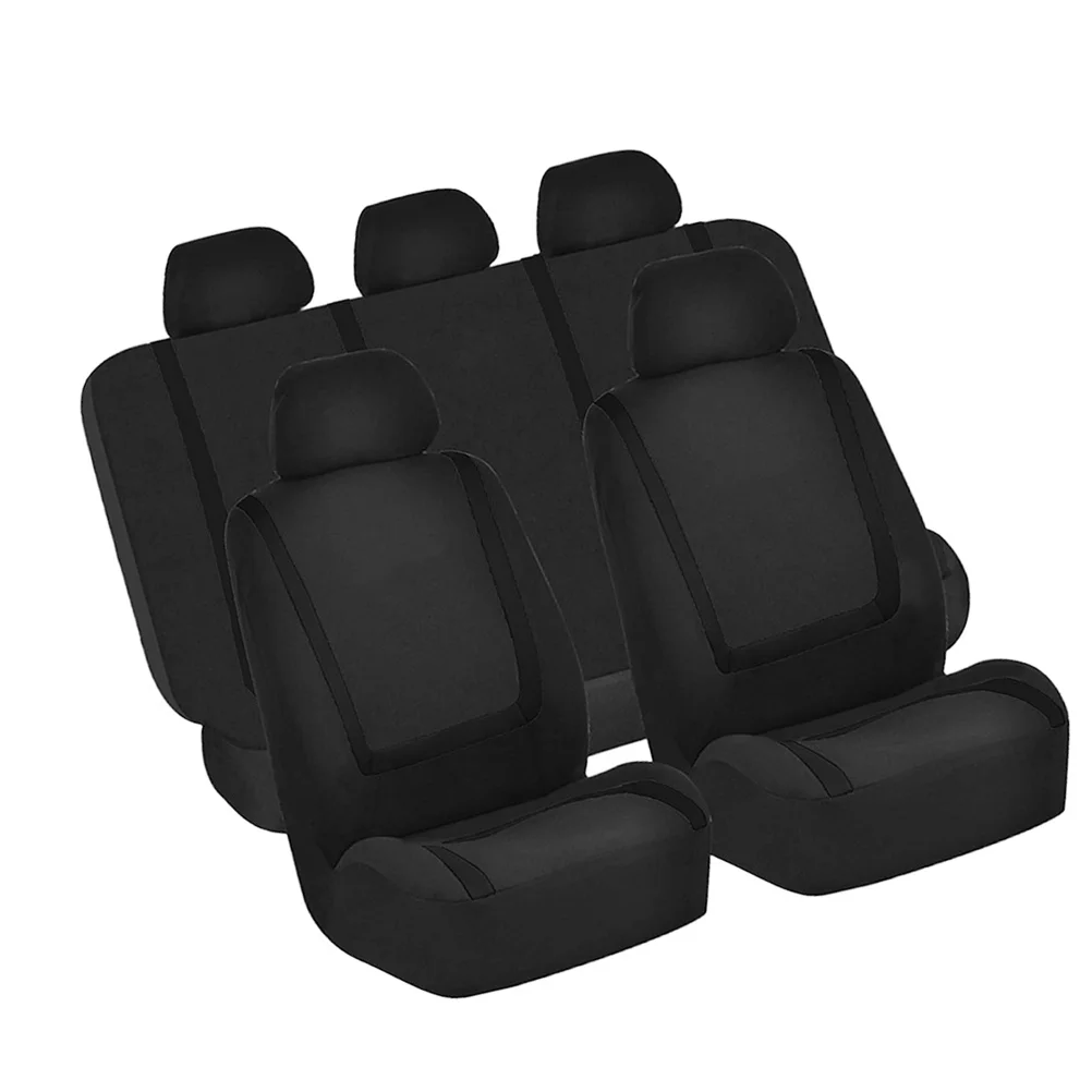 

9 pcs Car Seat Cover Universal Fit Thickened Durable Protector For Cars Trucks Suvs Modern Simple Interior Accessory
