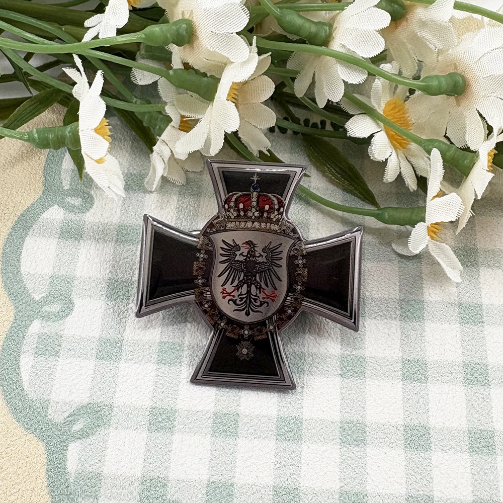 Значок-prussia-germany-got-mit-uns-1870-крестовая-медаль-периферийная-брошь-для-военных-энтузиастов-булавка