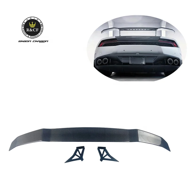

Vor Style Carbon Fiber GT Wing Rear Spoiler for Lamborghini LP580 LP610 Huracan