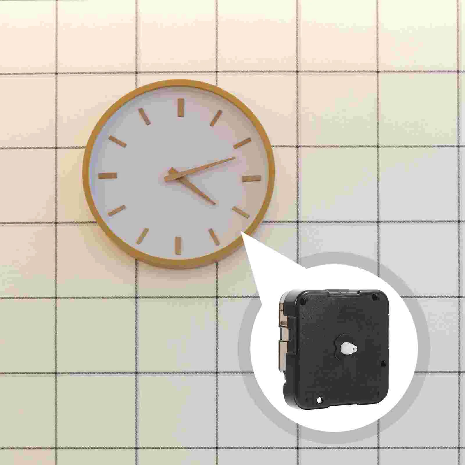 Sun Silent Wall Clock Movement Mechanism Replacement Time Parts White Motors Powered Mechanical