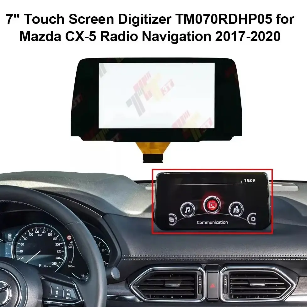 

Dashboard 7" Touch Screen Digitizer TM070RDHP05 for Mazda CX-5 CX-8 Radio Navigation