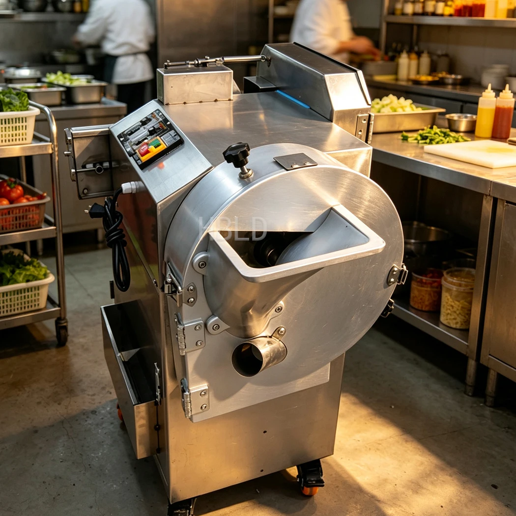 Industrial Vegetable Chopper Commercial Food Cutter,1800W,for Catering Restaurant Vegetable Cutting