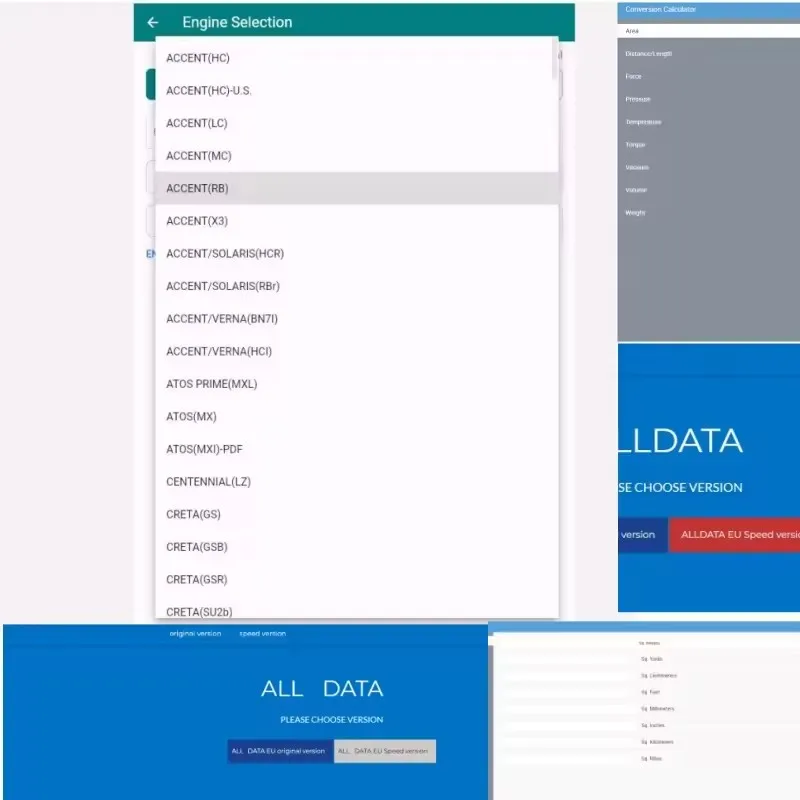 Nowy program Alldata, konto online, pełna wersja, dane samochodowe, schemat napraw, Haynes Pro, wsparcie, komputer, strona internetowa, Android