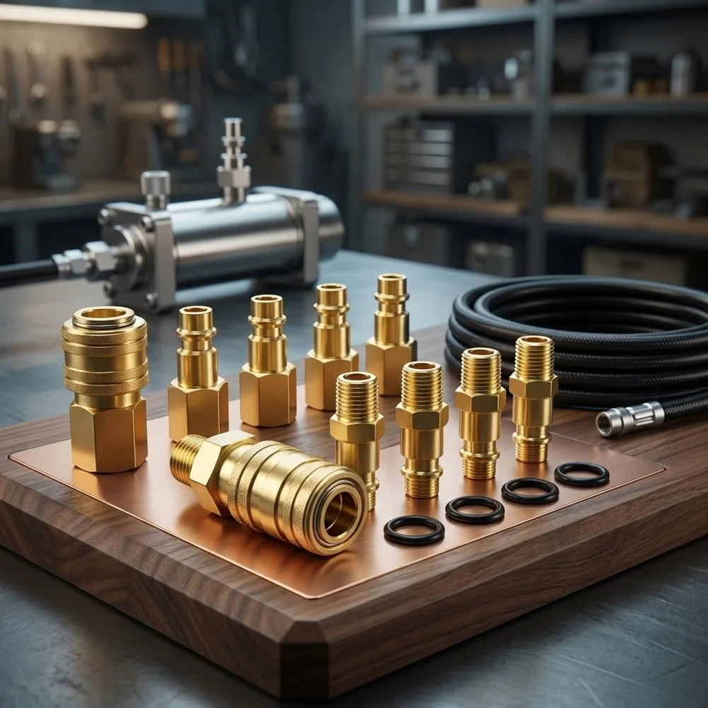 10pcs 1/4 Inch Hose Nozzle Quick-Connect Fitting Quick-Connect Hose Fittings Set For Automotive Applications Compressors