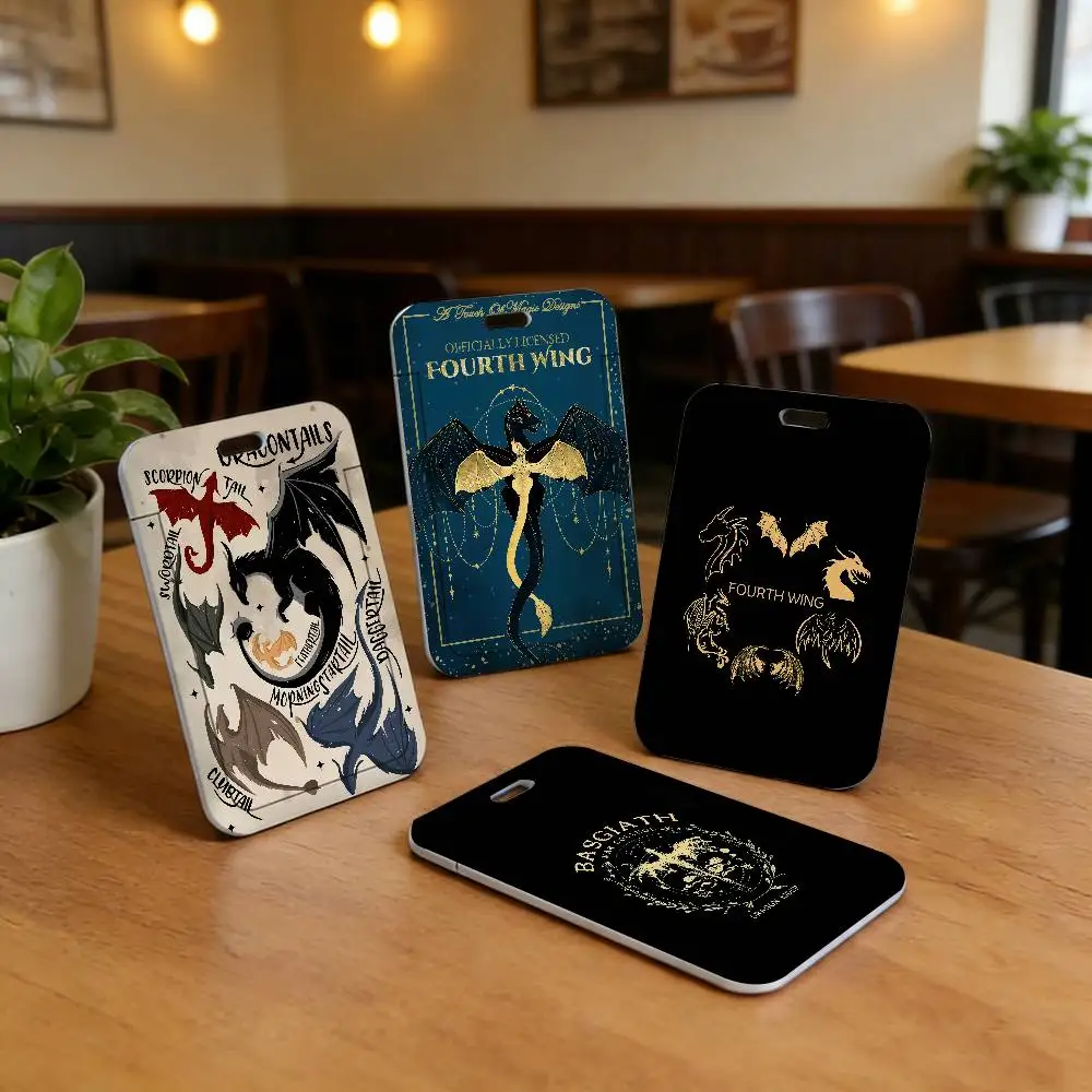 

hot Fourth Wing Portable neck strap with card holder, suitable for photo cards and transit cards, lightweight card holder