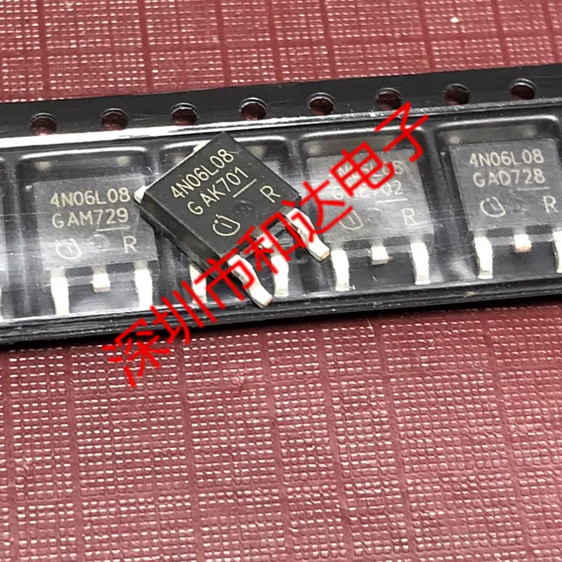 10 pces original novo IPD50N06S4L-08 4n06l08 smd para-252 60v 50a