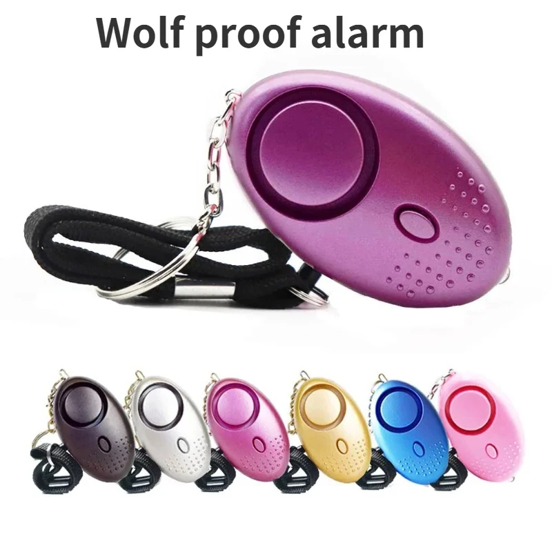 

130dB Anti-wolf Girl Child Women Self Defense Alarm Security Protect Alert Personal Safety Scream Loud Emergency Alarm Keychain