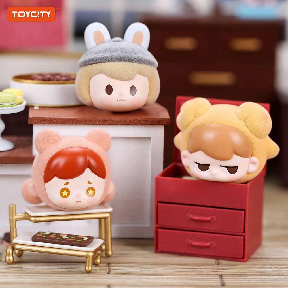 Série de aventura com sabor de cacau TOYCITY – Conjunto de adesivos para caixa cega misteriosa, brinquedos magnéticos fofos para geladeira (mini figura aleatória)