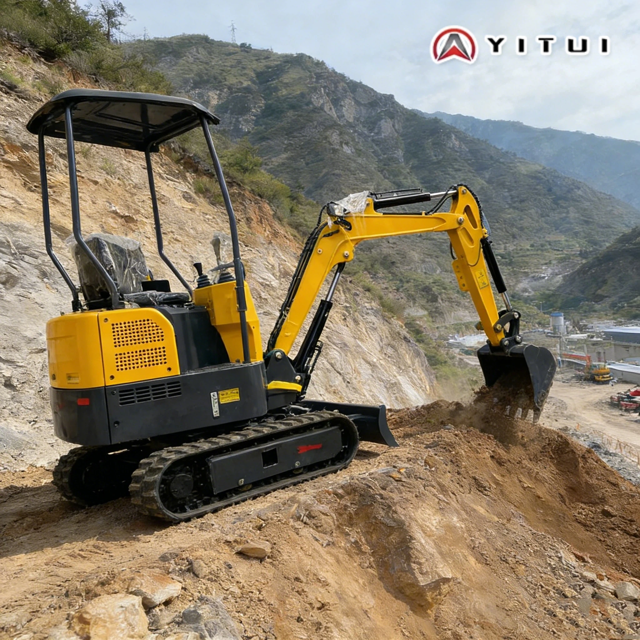 

2026 New Mini Crawler Excavator 1.5 Ton With Imported Engine For Home Small Digger For Eu/Us Market Customized