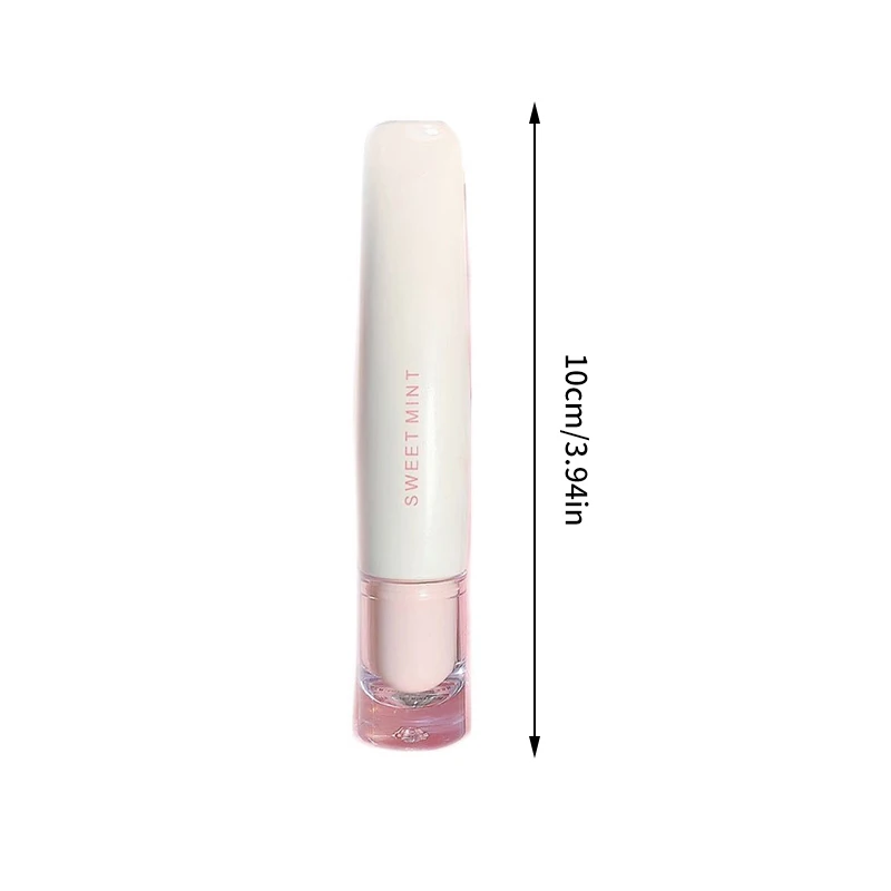 Pintalabios hidratante de gelatina, brillo de labios antiadherente, bálsamo labial de láser largo, espejo, lápiz labial rosa suave, regalo de maquillaje para estudiantes