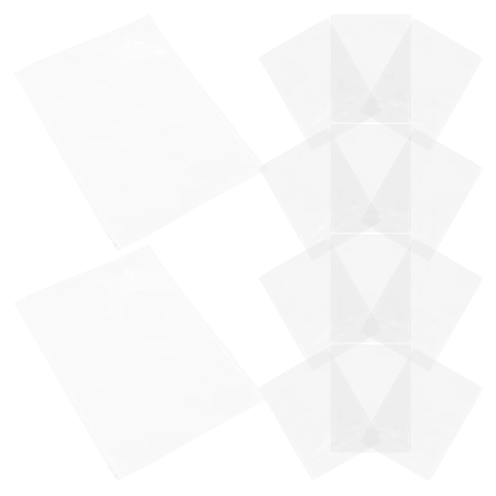 

50Pcs Water Soluble Bags Quick Dissolving Fishing Bait Bags Carp Tackle Gear Efficient Storage Water Soluble Tackle Bag