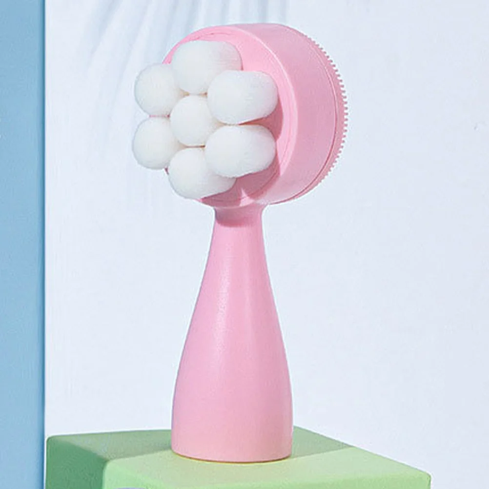 

Facial Cleansing Brush Silicone Double-Sided Face Scrubber Soft Massage Face Washing Brush Deep Clean Exfoliation Makeup Removal