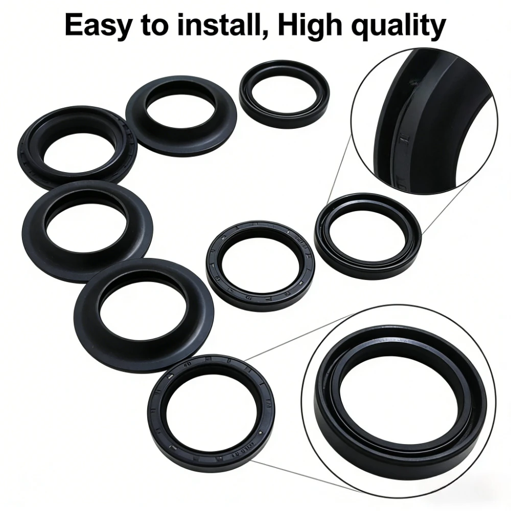

2/4/8pc 43x55x11 Front Fork Dust Oil Seal For Kawasaki ZX1100 Ninja ZX-11 ZX750 Ninja ZX-7 ZX-7R ZX7R ZX-7RR 1989-2001 2002 2003
