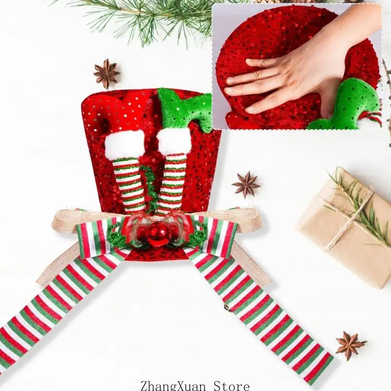 Weihnachtsbaum-Akzent-Elfe aus weichem Stoff für die Innendekoration 3XUF – Detail 10