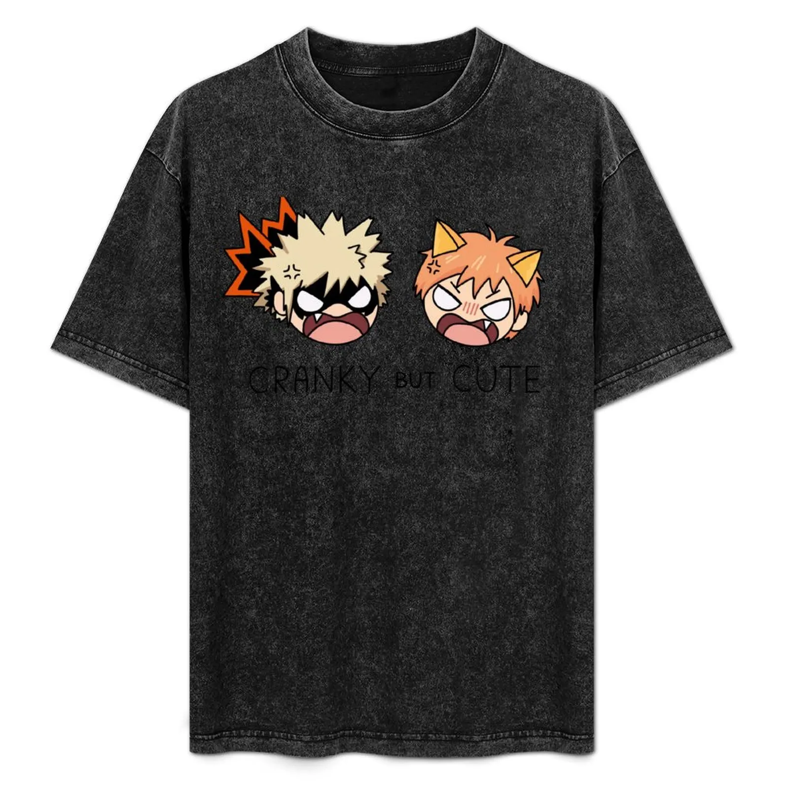 

Cranky But Cute! ~ Kacchan & Kyo T-Shirt Casual Trendy Streetwear Tee Shirt