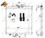 

509523 engine water radiator