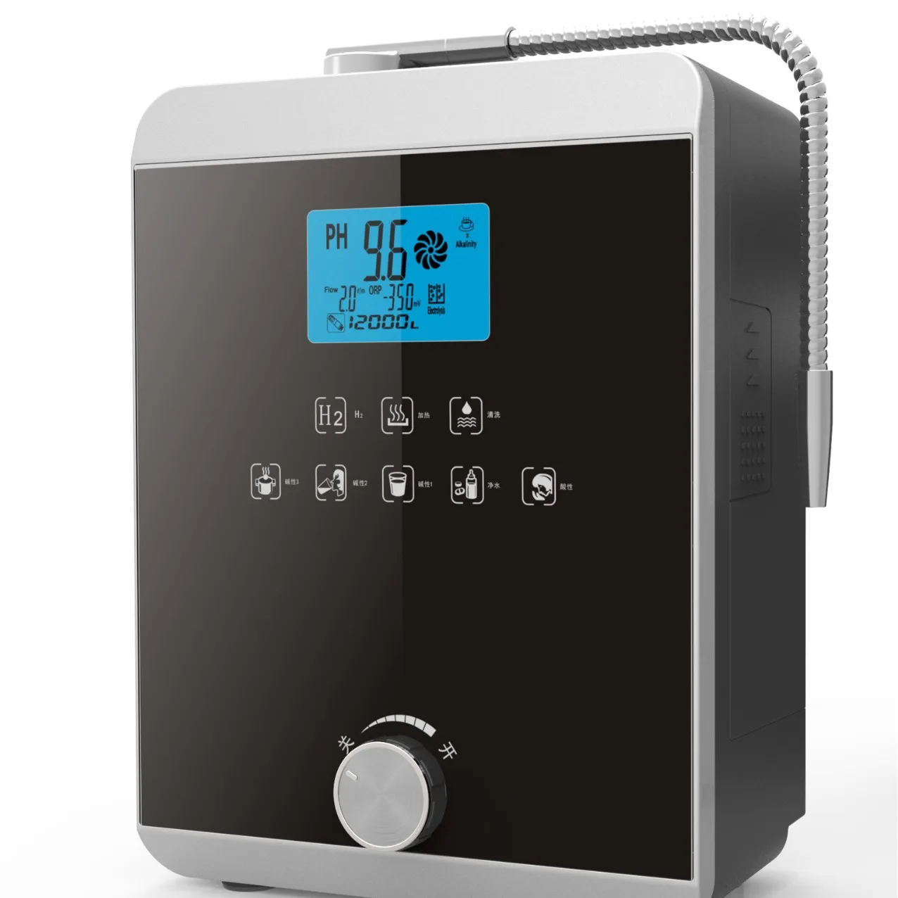 พรีเมี่ยม Acqua Ionizzatore เครื่องกําเนิดไฟฟ้า Acqua di Idrogeno pH 3-11.0 Filtro Acqua Acido Alcalino ORP-800 11 Piastra Auto Clean To