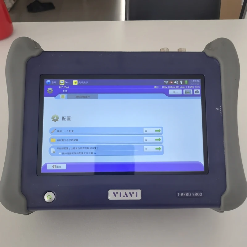 جهاز اختبار الشبكة المحمول Viavi T-BERD/MTS5800 RFC2544 جهاز اختبار التشغيل الآلي