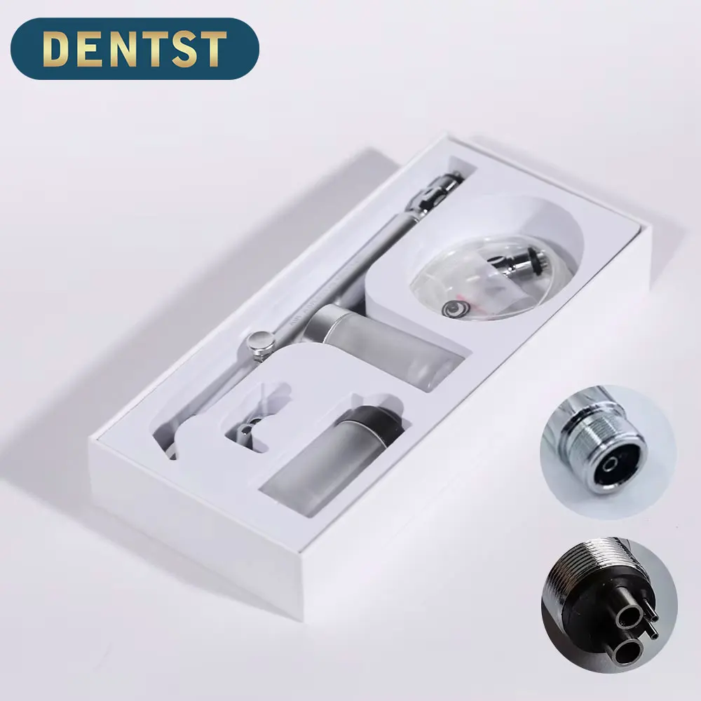 

Dental Sandblaster Gun Aluminum Oxidet Teeth Whitening Polishing Machine with Water Microetcher Sandblasting Dentistry Tools