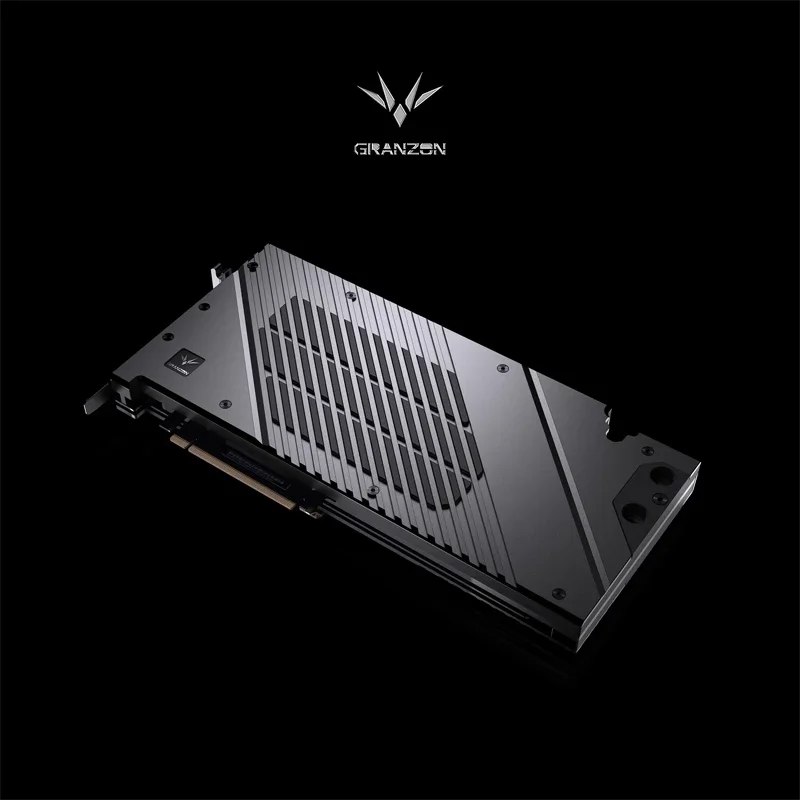 Granzon GPU Water Cooling Block for MSI GeForce RTX 4080 Suprim X / GAMING X TRIO Video Card, With Backplate Copper Cooler