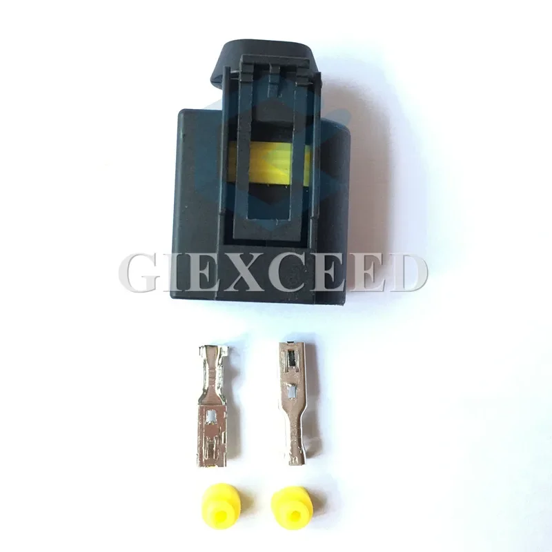 2 Sets 2 Pin AC Assembly Car Connector 09441261 Kosta Female Connector 09 4412 61 0 Housing Waterproof Auto Socket For VW BMW
