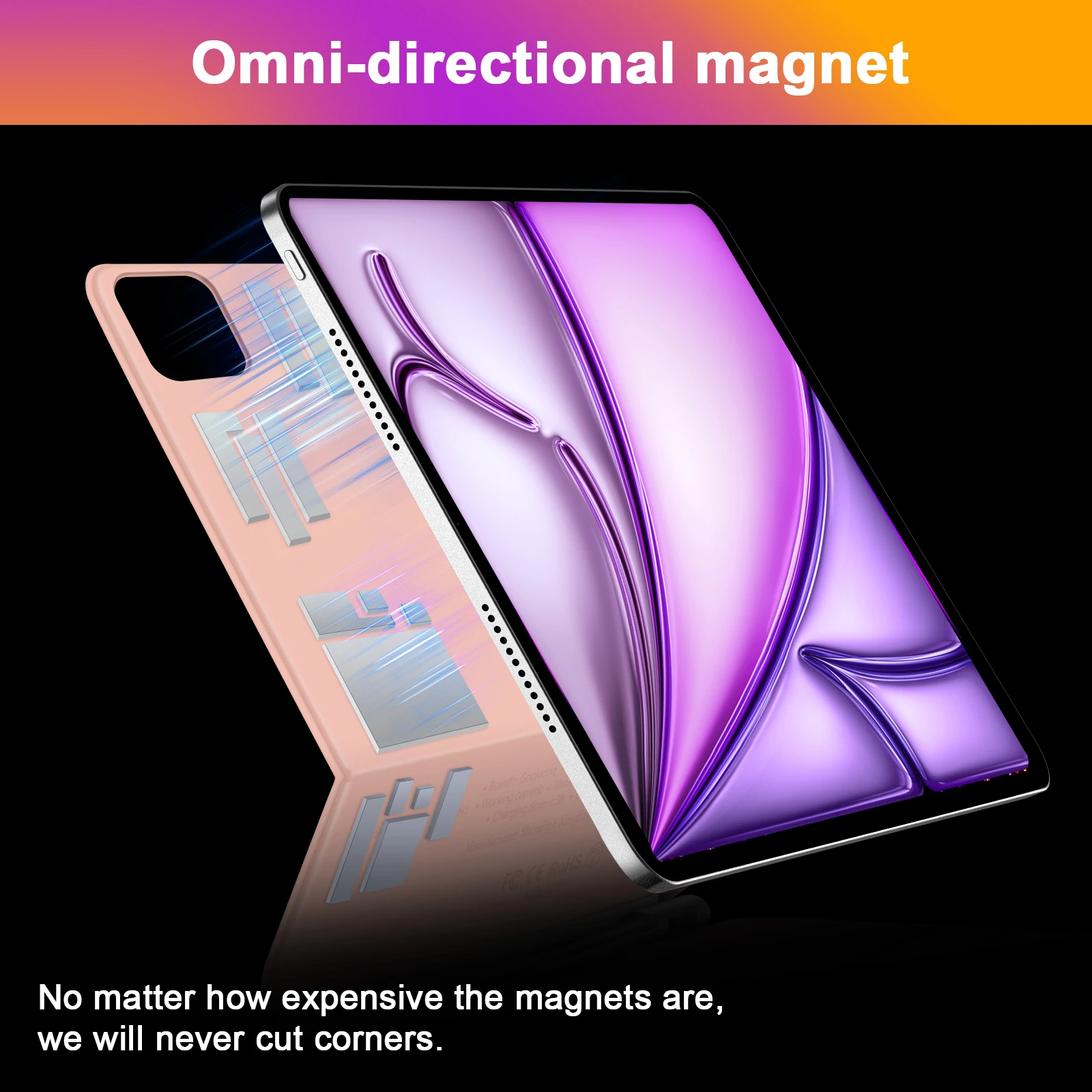 iPad Pro 2024 케이스용 매직 키보드 iPad Air 2025 iPad Pro 13 Pro 11인치 iPad Air 4 Air 5 10.9 iPad 10세대