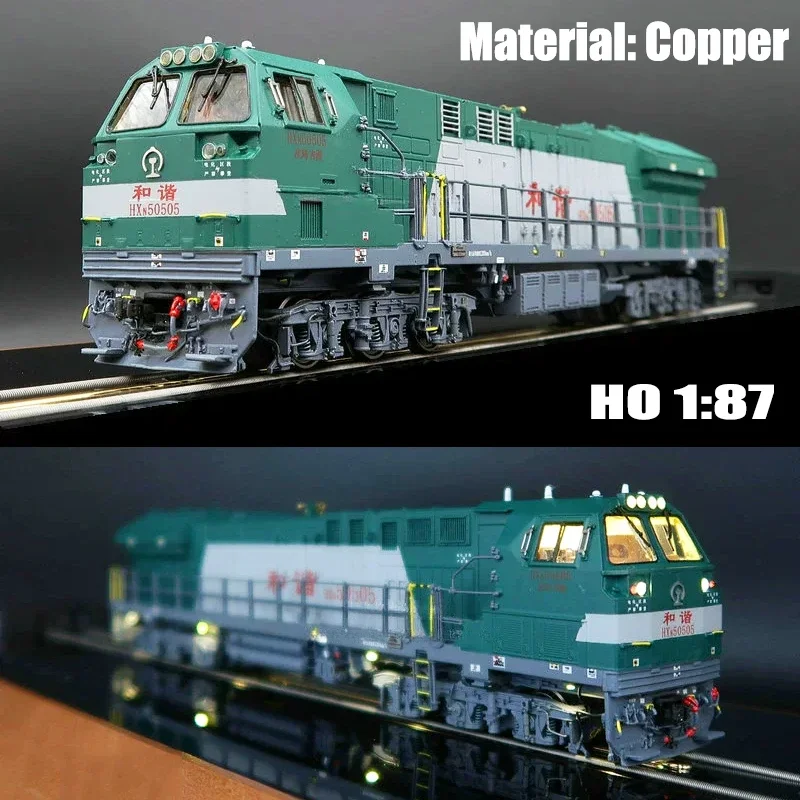 

Train Model HO Type 1/87 HXN5 0318 Type Tianchao Copper Diesel Locomotive Rail Car Toy Birthday Gift