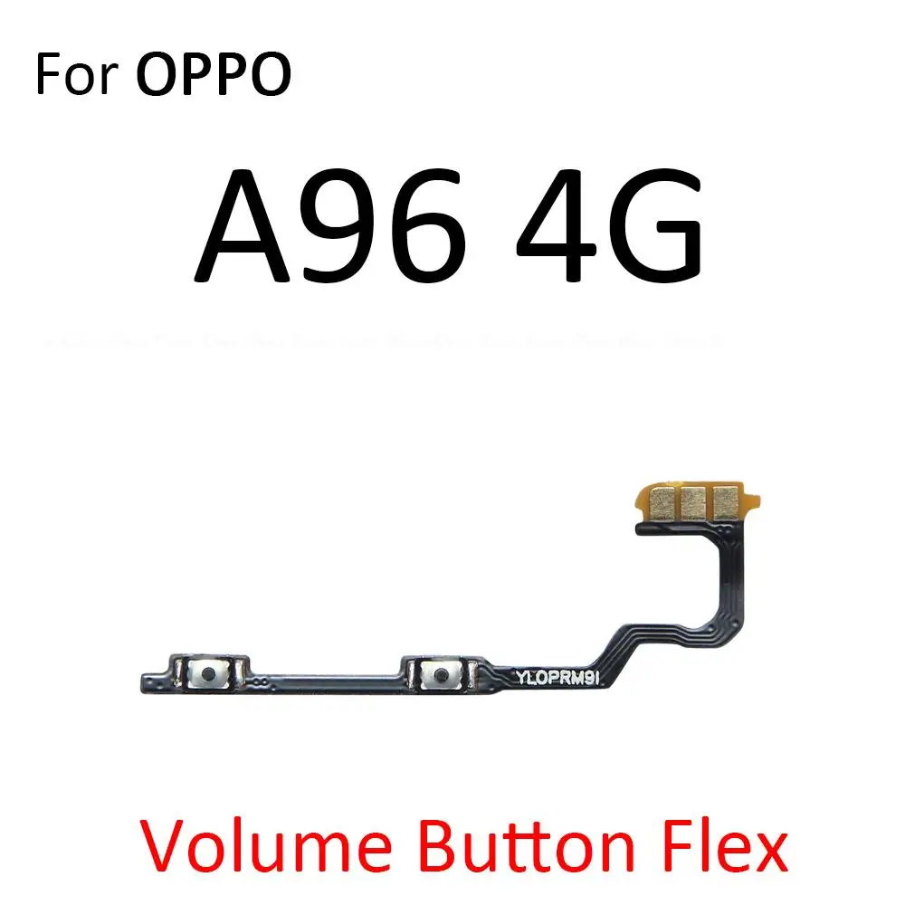 Switch Power ON OFF Key Mute Silent Volume Button Ribbon Flex Cable For OPPO A94 A95 A96 A97 4G 5G Replacement Parts