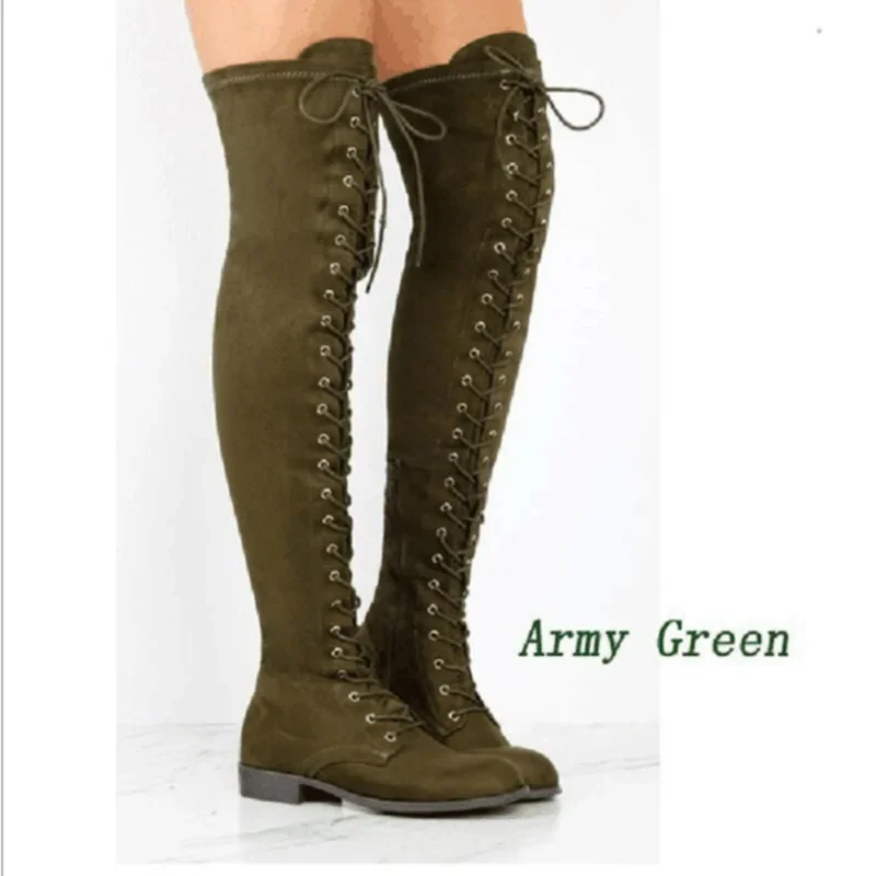 Plus Size Shoes for Women Knee High Boots for Women with Up Thigh High Boots for Women Knee New Spring and Fall Shoes