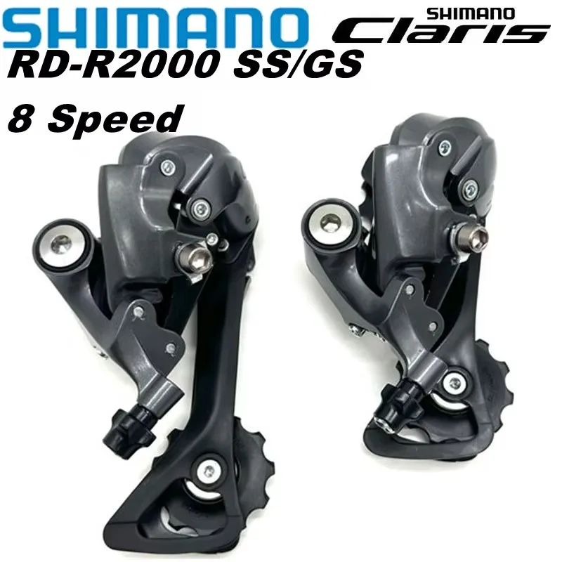

SHIMANO CLARIS R2000 8-скоростной задний переключатель RD-R2000 с коротким каркасом/средней клеткой, 8-скоростные детали для шоссейного велосипеда, оригинал