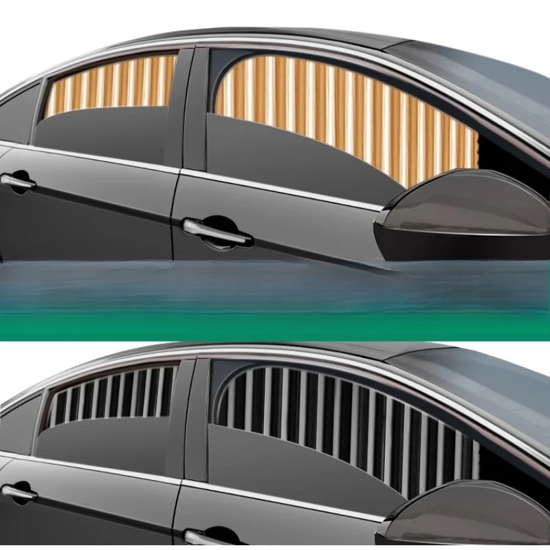 

Car sunshade, car window, sunscreen, car curtain track